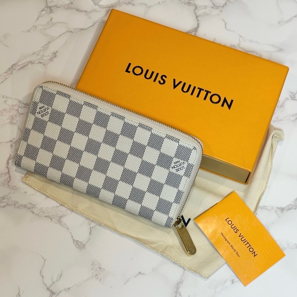 Source Unknown Iconic Fashion Damier Blue Wallet - Picture 2 of 11
